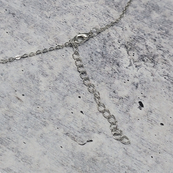 New Paparazzi | Silver & Yellow Necklace & Earring Set - Picture 4 of 5